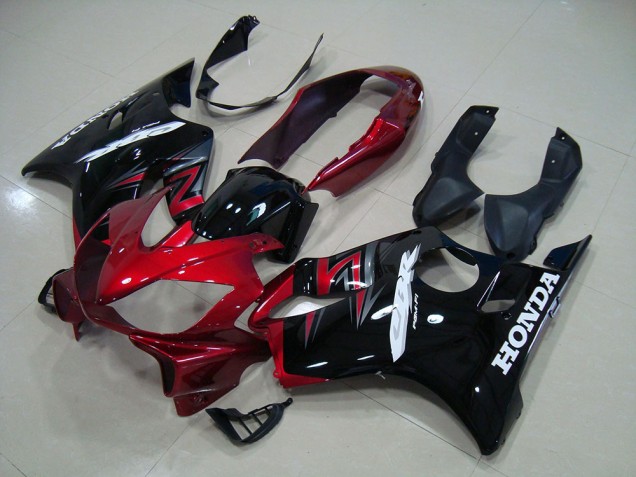 2004-2007 Candy Red Black Honda CBR600 F4i Motorcycle Fairing Kit 2004-2007 Candy Red Black Honda CBR600 F4i Motorcycle Fairing Kit
