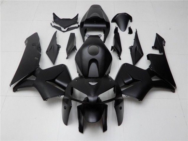 2005-2006 Matte Black Honda CBR600RR Motorcycle Fairing Kits & Bodywork 2005-2006 Matte Black Honda CBR600RR Motorcycle Fairing Kits & Bodywork