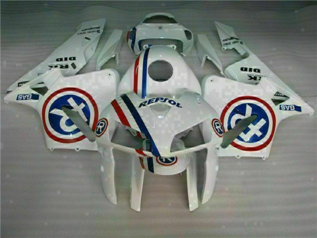 2005-2006 White Honda CBR600RR Bike Fairings 2005-2006 White Honda CBR600RR Bike Fairings