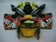 2005-2006 Black Red Yellow 46 Honda CBR600RR Motorcycle Fairing 2005-2006 Black Red Yellow 46 Honda CBR600RR Motorcycle Fairing