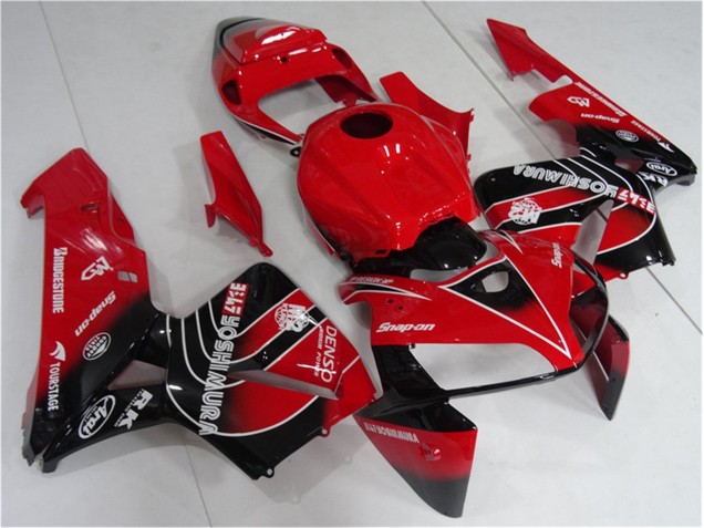 2005-2006 Red Black Honda CBR600RR Motorcycle Fairing Kit 2005-2006 Red Black Honda CBR600RR Motorcycle Fairing Kit