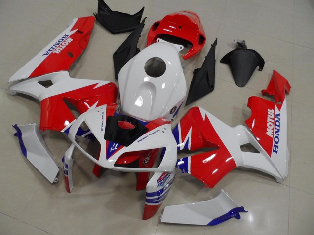 2005-2006 Red White Honda CBR600RR Motorcycle Fairing Kit 2005-2006 Red White Honda CBR600RR Motorcycle Fairing Kit