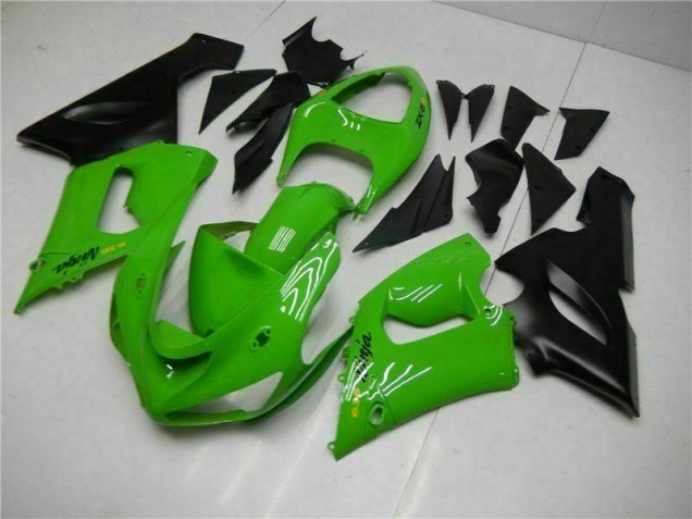 2005-2006 Green Kawasaki ZX6R Motorbike Fairing