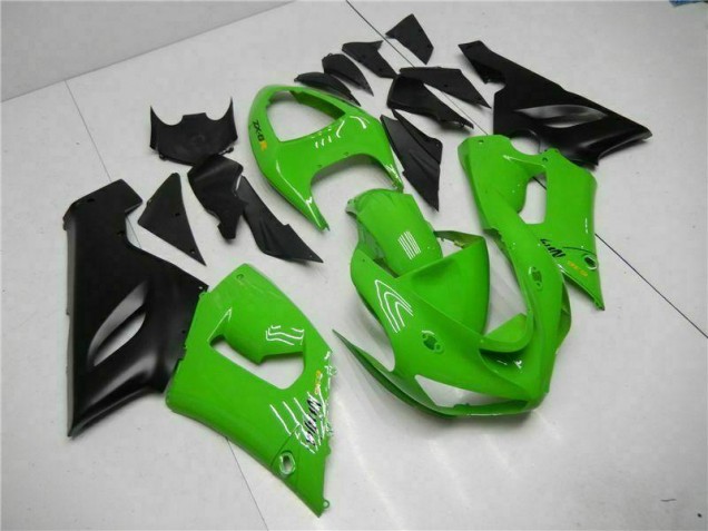 2005-2006 Green Kawasaki ZX6R Motorbike Fairing
