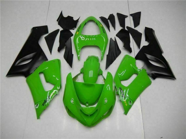 2005-2006 Green Kawasaki ZX6R Motorbike Fairing