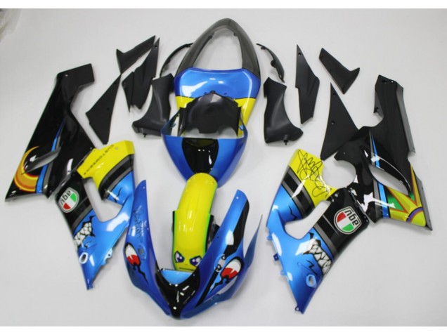 2005-2006 Shark Kawasaki ZX6R Motorbike Fairings 2005-2006 Shark Kawasaki ZX6R Motorbike Fairings