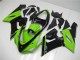 2005-2006 Green Black Kawasaki ZX6R Motor Fairings