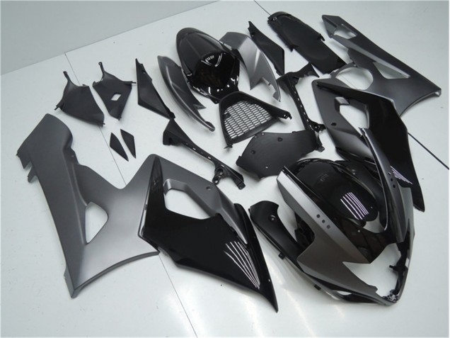 2005-2006 Grey Black Suzuki GSXR 1000 Motorbike Fairing & Bodywork 2005-2006 Grey Black Suzuki GSXR 1000 Motorbike Fairing & Bodywork