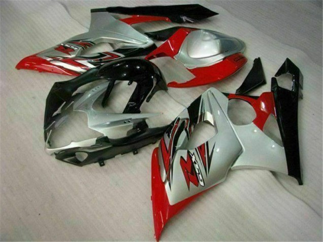 2005-2006 Red White Suzuki GSXR 1000 Motorcyle Fairings 2005-2006 Red White Suzuki GSXR 1000 Motorcyle Fairings