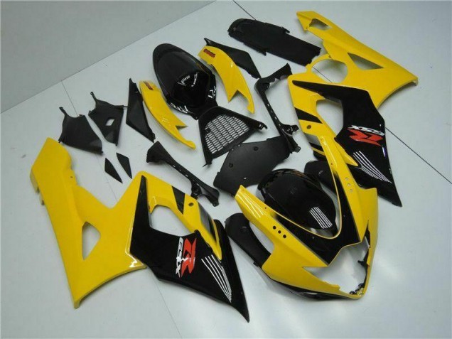2005-2006 Yellow Suzuki GSXR 1000 Replacement Fairings 2005-2006 Yellow Suzuki GSXR 1000 Replacement Fairings