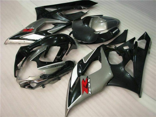 2005-2006 Grey Black Suzuki GSXR 1000 Bike Fairings 2005-2006 Grey Black Suzuki GSXR 1000 Bike Fairings