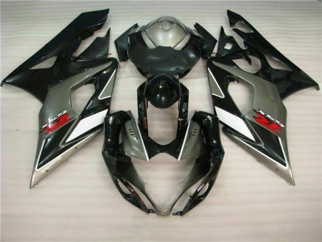 2005-2006 Grey Black Suzuki GSXR 1000 Bike Fairings 2005-2006 Grey Black Suzuki GSXR 1000 Bike Fairings