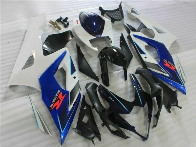 2005-2006 Black Blue White Suzuki GSXR 1000 Motorbike Fairing 2005-2006 Black Blue White Suzuki GSXR 1000 Motorbike Fairing
