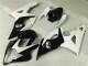 2005-2006 White Black Suzuki GSXR 1000 Moto Fairings
