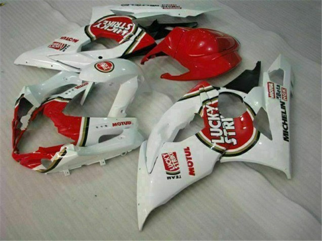2005-2006 Red White Suzuki GSXR 1000 Motorcycle Replacement Fairings