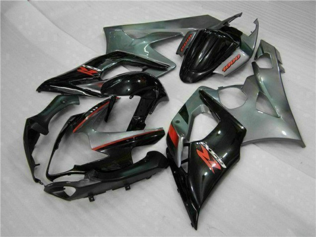 2005-2006 Grey Black Suzuki GSXR 1000 Motorcyle Fairings 2005-2006 Grey Black Suzuki GSXR 1000 Motorcyle Fairings