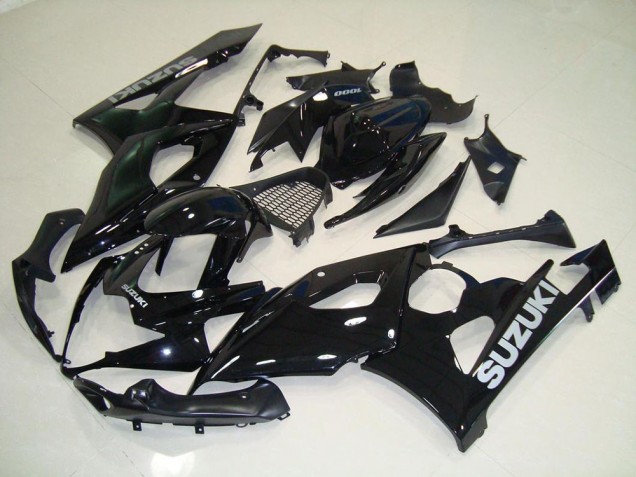2005-2006 Black Silver Decals Suzuki GSXR 1000 Replacement Fairings 2005-2006 Black Silver Decals Suzuki GSXR 1000 Replacement Fairings