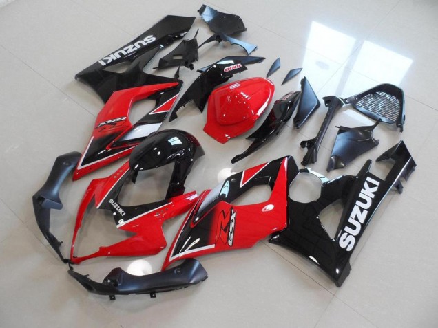 2005-2006 Red Black OEM Style Suzuki GSXR 1000 Bike Fairings 2005-2006 Red Black OEM Style Suzuki GSXR 1000 Bike Fairings
