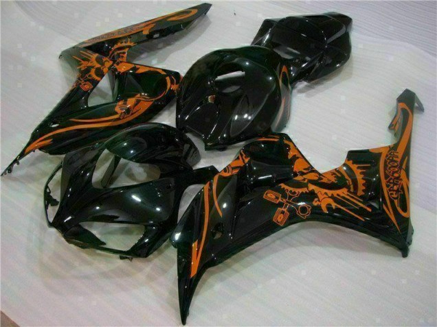 2006-2007 Brown Black Honda CBR1000RR Motorbike Fairing Kits 2006-2007 Brown Black Honda CBR1000RR Motorbike Fairing Kits