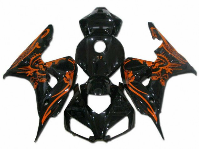 2006-2007 Brown Black Honda CBR1000RR Motorbike Fairing Kits 2006-2007 Brown Black Honda CBR1000RR Motorbike Fairing Kits