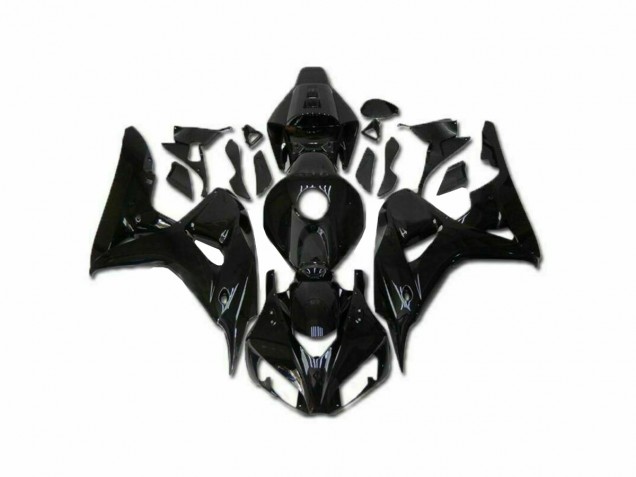 2006-2007 Glossy Black Honda CBR1000RR Bike Fairing