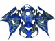 2006-2007 Yellow Flame Blue Honda CBR1000RR Replacement Fairings