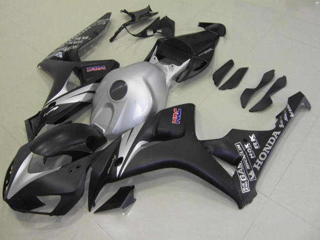 2006-2007 Matte Black Silver Honda CBR1000RR Motorcycle Fairing Kit 2006-2007 Matte Black Silver Honda CBR1000RR Motorcycle Fairing Kit