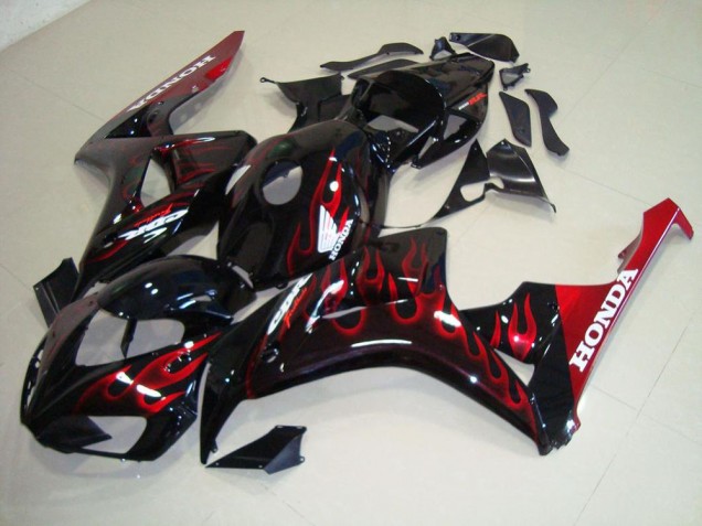 2006-2007 Red Flame Honda CBR1000RR Motorcylce Fairings 2006-2007 Red Flame Honda CBR1000RR Motorcylce Fairings