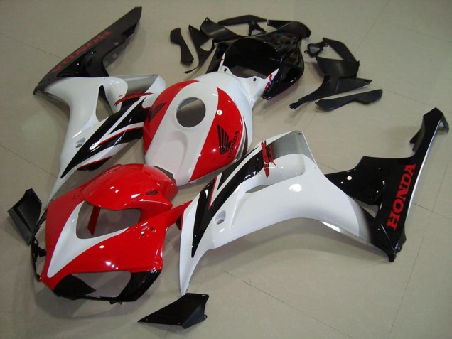 2006-2007 Red White Black Honda CBR1000RR Motorcycle Replacement Fairings 2006-2007 Red White Black Honda CBR1000RR Motorcycle Replacement Fairings