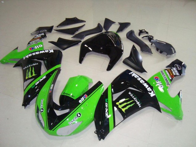 2006-2007 Green Monster Kawasaki ZX10R Motor Fairings 2006-2007 Green Monster Kawasaki ZX10R Motor Fairings