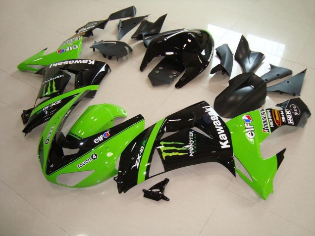 2006-2007 Green Monster Kawasaki ZX10R Motorcylce Fairings 2006-2007 Green Monster Kawasaki ZX10R Motorcylce Fairings