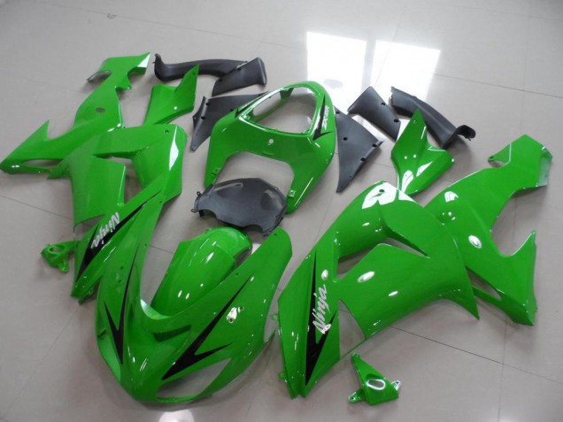 2006-2007 Green Black Arrow Kawasaki ZX10R Replacement Motorcycle Fairings 2006-2007 Green Black Arrow Kawasaki ZX10R Replacement Motorcycle Fairings