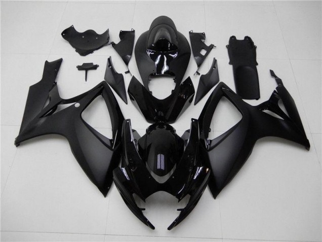 2006-2007 Matte Black Suzuki GSXR 600/750 Bike Fairings 2006-2007 Matte Black Suzuki GSXR 600/750 Bike Fairings