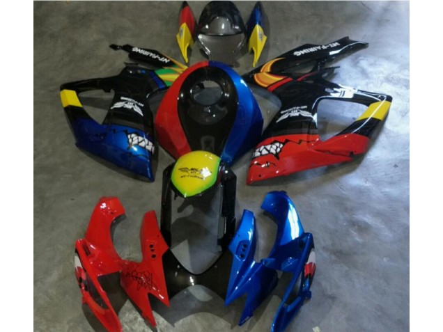 2006-2007 Red Blue Suzuki GSXR 600/750 Motorbike Fairing 2006-2007 Red Blue Suzuki GSXR 600/750 Motorbike Fairing