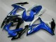 2006-2007 Blue Suzuki GSXR 600/750 Motorcycle Bodywork 2006-2007 Blue Suzuki GSXR 600/750 Motorcycle Bodywork