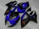 2006-2007 Blue Black Suzuki GSXR 600/750 Motorbike Fairing Kits 2006-2007 Blue Black Suzuki GSXR 600/750 Motorbike Fairing Kits