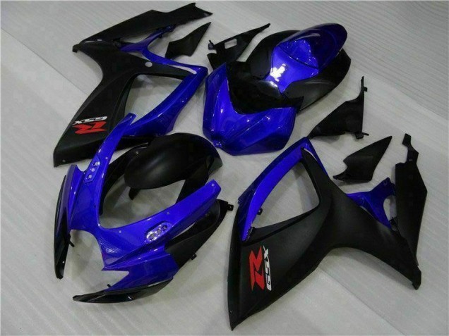2006-2007 Blue Black Suzuki GSXR 600/750 Motorbike Fairing Kits 2006-2007 Blue Black Suzuki GSXR 600/750 Motorbike Fairing Kits