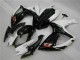 2006-2007 White Black Suzuki GSXR 600/750 Motorcycle Fairings Kit 2006-2007 White Black Suzuki GSXR 600/750 Motorcycle Fairings Kit