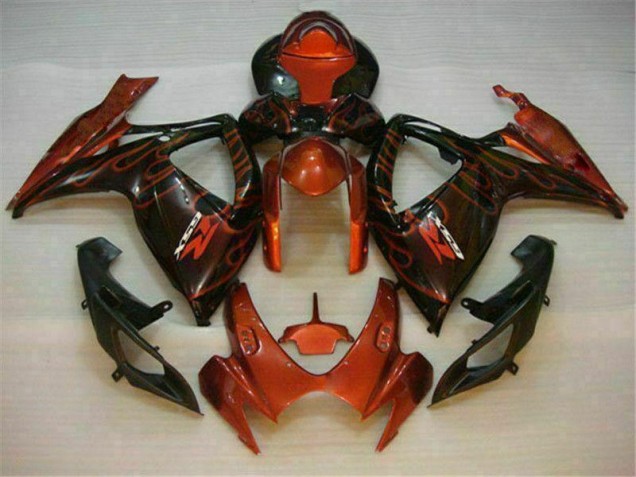 2006-2007 Red Suzuki GSXR 600/750 Motorbike Fairings 2006-2007 Red Suzuki GSXR 600/750 Motorbike Fairings