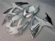 2006-2007 White Silver Suzuki GSXR 600/750 Motorcycle Fairing 2006-2007 White Silver Suzuki GSXR 600/750 Motorcycle Fairing