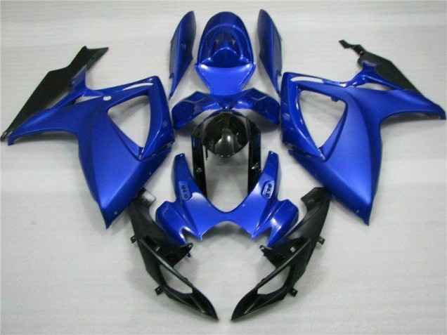 2006-2007 Blue Black Suzuki GSXR 600/750 Full Replacement Fairings & Bodywork 2006-2007 Blue Black Suzuki GSXR 600/750 Full Replacement Fairings & Bodywork