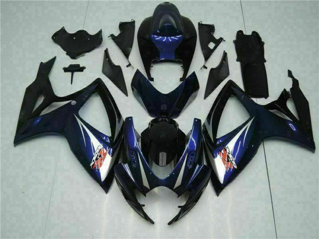2006-2007 Black Blue Suzuki GSXR 600/750 Bike Fairings 2006-2007 Black Blue Suzuki GSXR 600/750 Bike Fairings