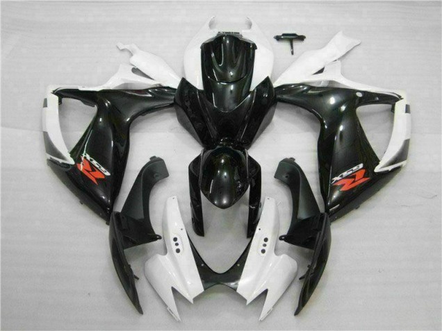 2006-2007 White Black Suzuki GSXR 600/750 Motorbike Fairing Kits 2006-2007 White Black Suzuki GSXR 600/750 Motorbike Fairing Kits