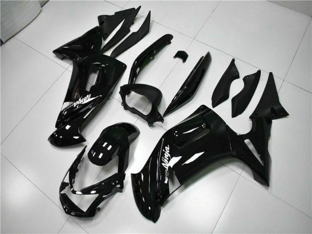 2006-2008 Glossy Black Kawasaki EX650 Motorbike Fairings 2006-2008 Glossy Black Kawasaki EX650 Motorbike Fairings