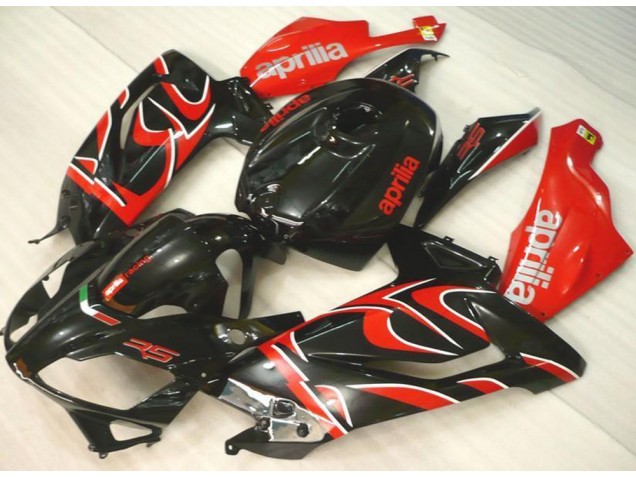 2006-2011 Black Red Aprilia RS125 Motorcylce Fairings 2006-2011 Black Red Aprilia RS125 Motorcylce Fairings