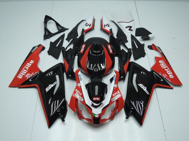 2006-2011 Black and Red Aprilia RS125 Motorcycle Fairing 2006-2011 Black and Red Aprilia RS125 Motorcycle Fairing
