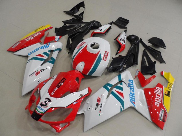 2006-2011 Red and Wihte Aprilia RS125 Bike Fairings 2006-2011 Red and Wihte Aprilia RS125 Bike Fairings