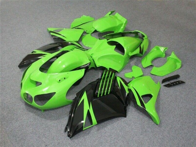 2006-2011 Green Black Kawasaki ZX14R ZZR1400 Bike Fairings 2006-2011 Green Black Kawasaki ZX14R ZZR1400 Bike Fairings