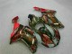 2007-2008 Black Red Flame Kawasaki ZX6R Motor Bike Fairings 2007-2008 Black Red Flame Kawasaki ZX6R Motor Bike Fairings
