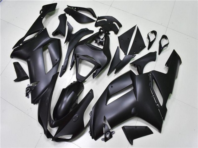 2007-2008 Matte Black Kawasaki ZX6R Bike Fairing Kit 2007-2008 Matte Black Kawasaki ZX6R Bike Fairing Kit